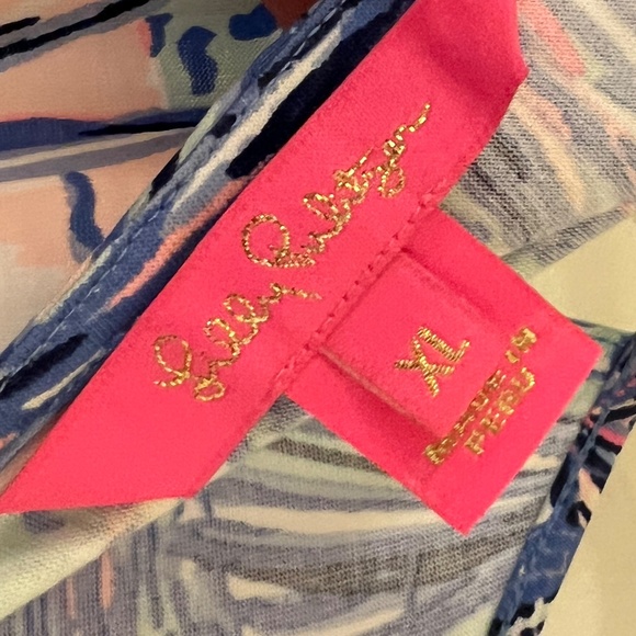 Lilly Pulitzer Margot Whisper Blue Yeah Buoy Dress XL - Picture 6 of 7